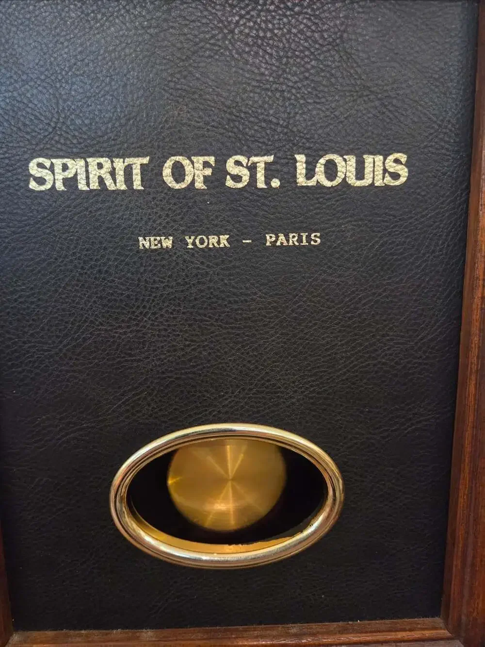 Spirit Of St. Louis Wooden Wall Clock Quartz New York Paris
